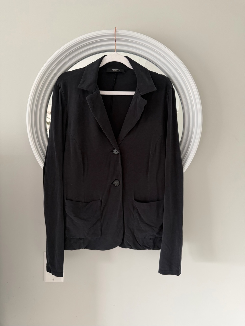 Weekend Max Mara Black Two-Button Tailored Blazer